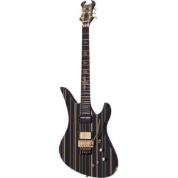 Guitarra Modelo Synyster Custom-S Blg - Negro Con Rayas Doradas