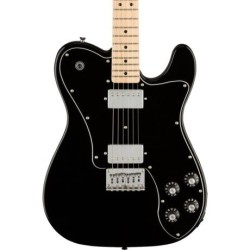 Guitarra Affinity Series Telecaster Deluxe, Maple Fingerboard, Black Pickguard - Black