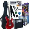 Guitarra Paquete de Guitarra Eléctrica Yamaha Color Rojo