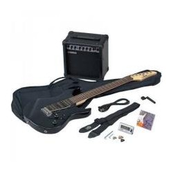 Guitarra Paquete de Guitarra Eléctrica Yamaha Color Negro