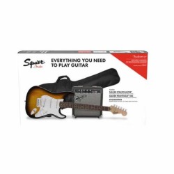 Guitarra Stratocaster Pack, Laurel Fingerboard, Gig Bag, 10G - 120V- Brown Sunburst