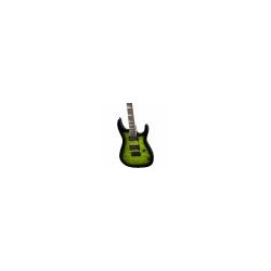 Guitarra JS Series Dinky JS20 DKQ 2PT, Amaranth Fingerboard, Transparent Green Burst