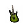 Guitarra JS Series Dinky JS20 DKQ 2PT, Amaranth Fingerboard, Transparent Green Burst