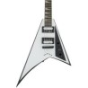 Guitarra JS Series Rhoads JS32T, Amaranth Fingerboard - White with Black Bevels