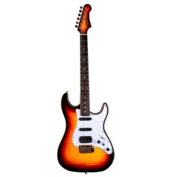 Guitarra ELÉCTRICA JET GUITARS JS-600, Rojo Transparente